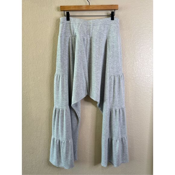 Free People Movement Stay Low Harem Pants Womens Small Gray Drop Crotch Wide-leg - Picture 8 of 16